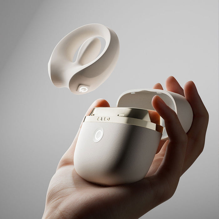 ZALO - Apis - Vibrerende Cockring voor Koppels - App Control - Ivoorwit-Erotiekvoordeel.nl