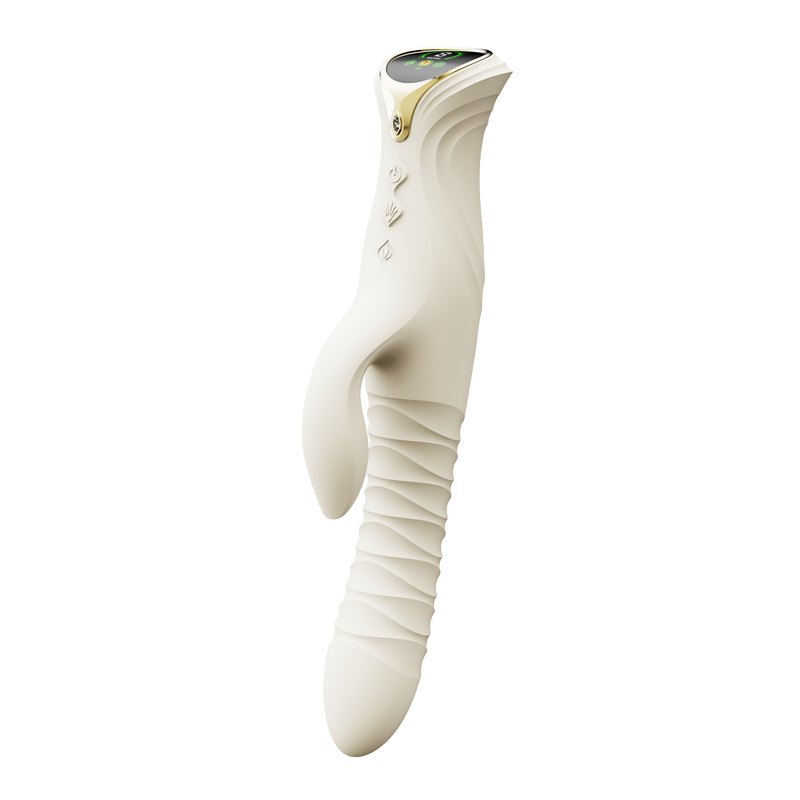 ZALO - Mose 2 - Stotende Rabbit Vibrator – Ivoor Wit-laced-up.nl