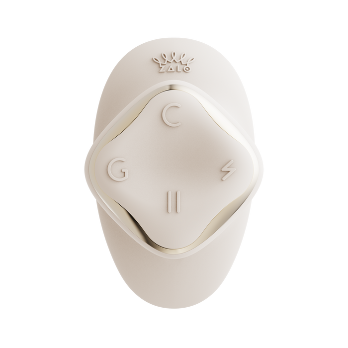 ZALO - Deya - Hands-free Vibrator - Modulair Kliksysteem - Ivoorwit-Erotiekvoordeel.nl