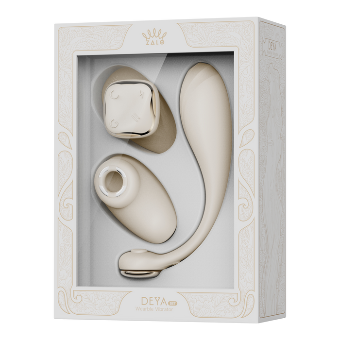 ZALO - Deya - Hands-free Vibrator - Modulair Kliksysteem - Ivoorwit-Erotiekvoordeel.nl
