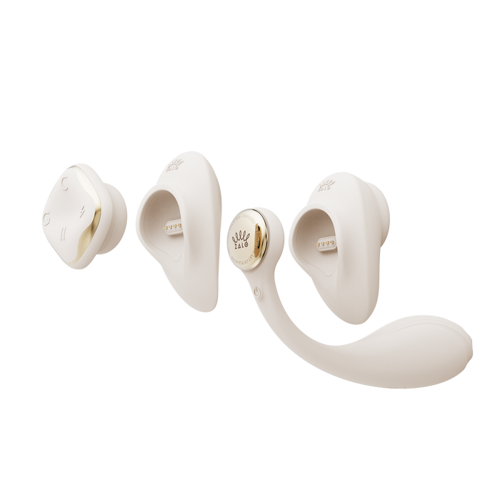 ZALO - Deya - Hands-free Vibrator - Modulair Kliksysteem - Ivoorwit-Erotiekvoordeel.nl