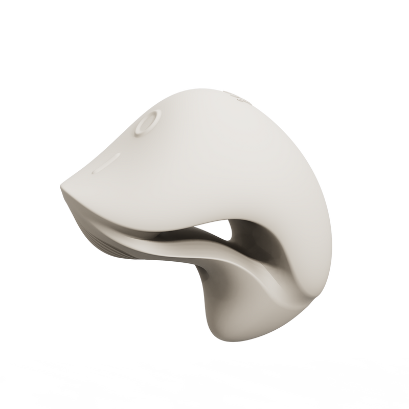 Zalo - Mochi - Clitoris Vibrator met twee koppen - App Control - Ivoorwit-Erotiekvoordeel.nl