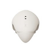 Zalo - Mochi - Clitoris Vibrator met twee koppen - App Control - Ivoorwit-Erotiekvoordeel.nl