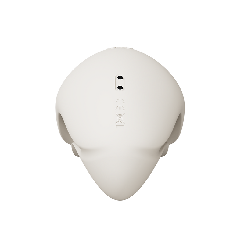 Zalo - Mochi - Clitoris Vibrator met twee koppen - App Control - Ivoorwit-Erotiekvoordeel.nl