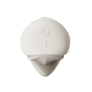 Zalo - Mochi - Clitoris Vibrator met twee koppen - App Control - Ivoorwit-Erotiekvoordeel.nl