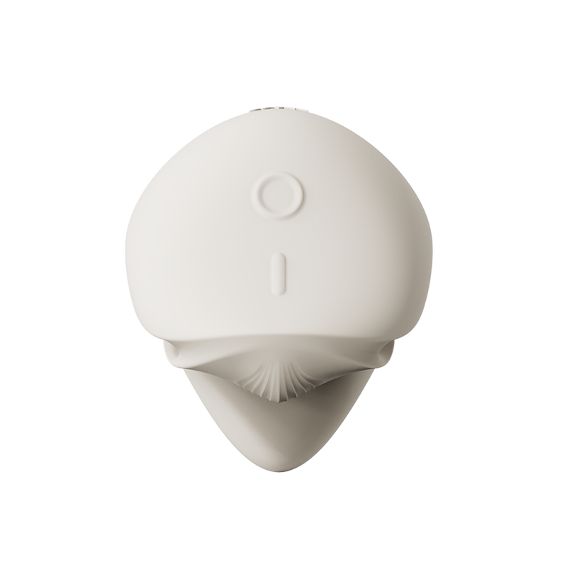 Zalo - Mochi - Clitoris Vibrator met twee koppen - App Control - Ivoorwit-Erotiekvoordeel.nl