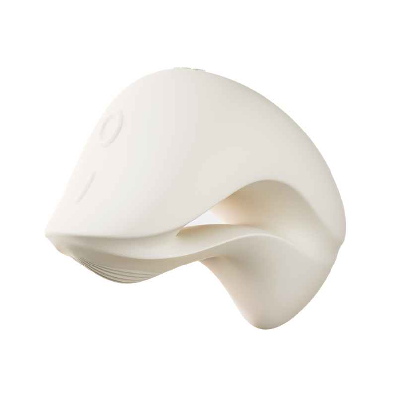 Zalo - Mochi - Clitoris Vibrator met twee koppen - App Control - Ivoorwit-Erotiekvoordeel.nl