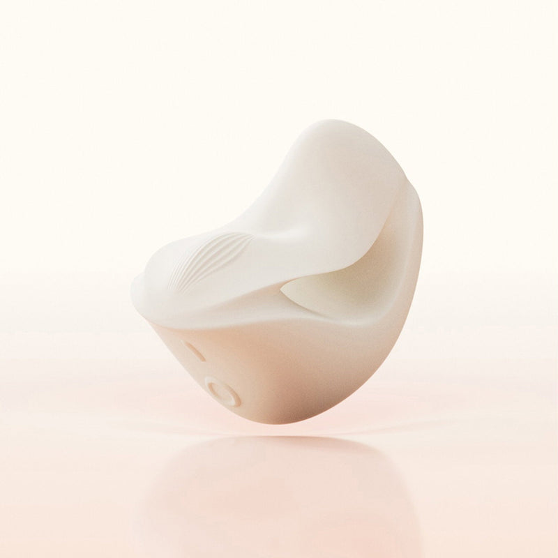 Zalo - Mochi - Clitoris Vibrator met twee koppen - App Control - Ivoorwit-Erotiekvoordeel.nl