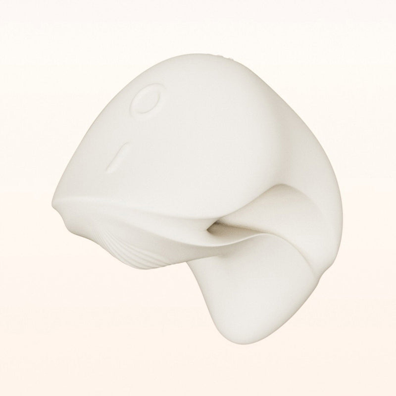Zalo - Mochi - Clitoris Vibrator met twee koppen - App Control - Ivoorwit-Erotiekvoordeel.nl