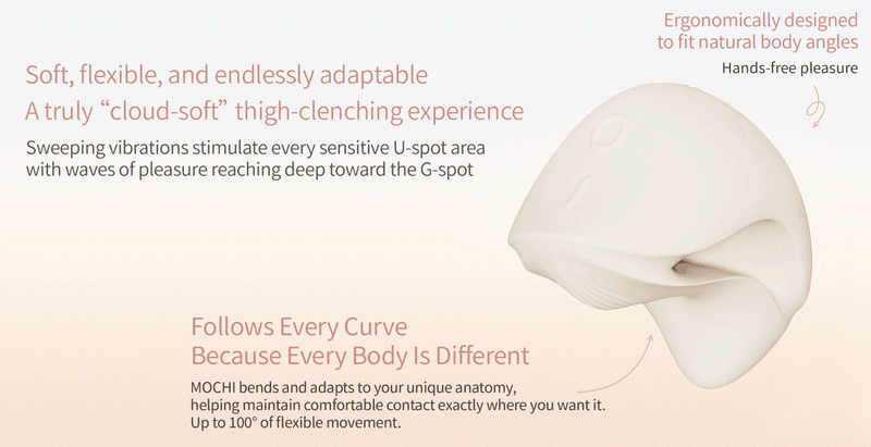 Zalo - Mochi - Dual-Head Clitoral Vibrator - App Control - Sakura Pink-Laced-up.nl