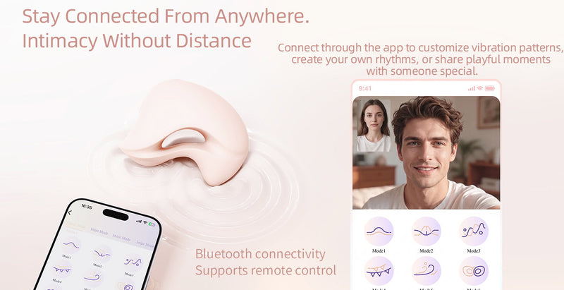 Zalo - Mochi - Dual-Head Clitoral Vibrator - App Control - Sakura Pink-Laced-up.nl