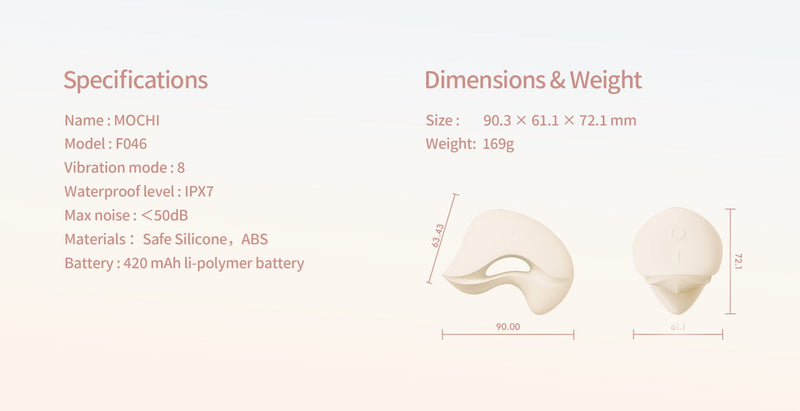 Zalo - Mochi - Dual-Head Clitoral Vibrator - App Control - Sakura Pink-Laced-up.nl