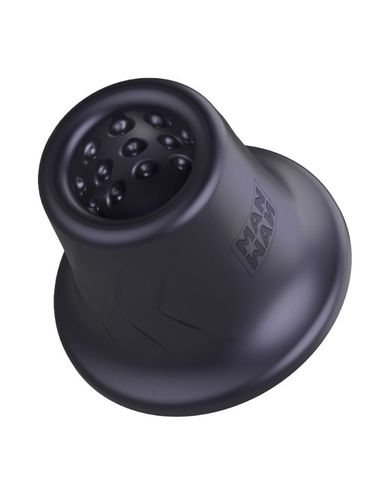 ManWan - Holden - Universele Wand Vibrator Houder met Zuignap - Black Plum-laced-up.nl