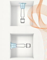 ManWan - Holden - Universele Wand Vibrator Houder met Zuignap - Polar Blue-laced-up.nl