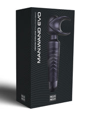 ManWan - Man.Wand EVO - Oplaadbare Masturbator èn Wand Vibrator - Black Plum-laced-up.nl