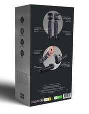 ManWan - Man.Wand EVO - Oplaadbare Masturbator èn Wand Vibrator - Black Plum-laced-up.nl