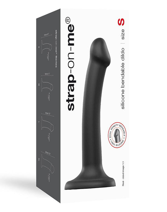 Strap-On-Me - Semi-Realistische Dildo Met Zuignap - Zwart-Laced-up.nl
