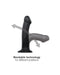 Strap-On-Me - Semi-Realistische Dildo Met Zuignap - Zwart-Laced-up.nl