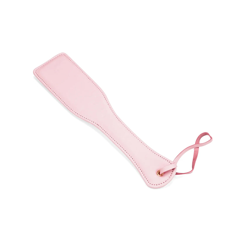 Liebe Seele - Fairy - Luxe Lederen Paddle - Roze/Wit-Erotiekvoordeel.nl