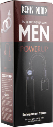 Essentials - Penis pump 31 cm with Gauge-laced-up.nl