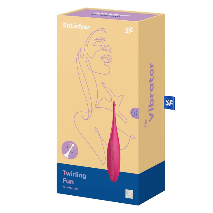 Satisfyer - Twirling Fun - Vibromasseur précis - Rose foncé