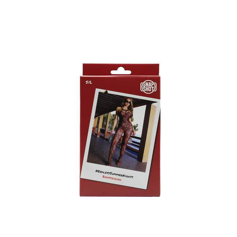 Snapshot - #endlesssummernights - Bodystocking - One Size - Wijnrood-Erotiekvoordeel.nl
