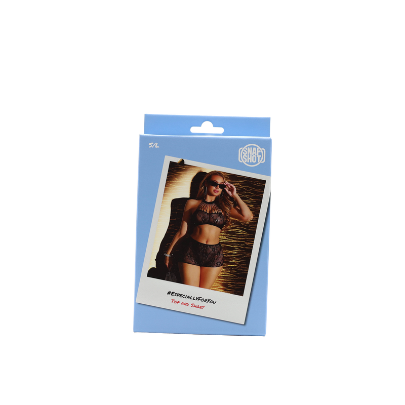Snapshot - #especiallyforyou - Top en Short - One Size - Zwart-Erotiekvoordeel.nl