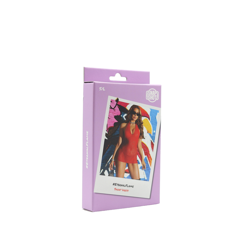 Snapshot - #eternalflame - Sexy Kort Jurkje - One Size - Rood-Erotiekvoordeel.nl