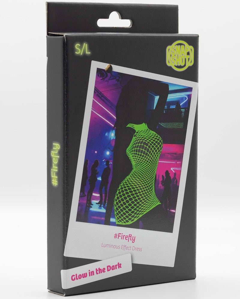 Snapshot - #firefly - Visnet Mini Jurkje - One Size - Glow-in-the-dark-laced-up.nl