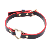 Smart Moves - Love Collar Zwart/Rood-Erotiekvoordeel.nl