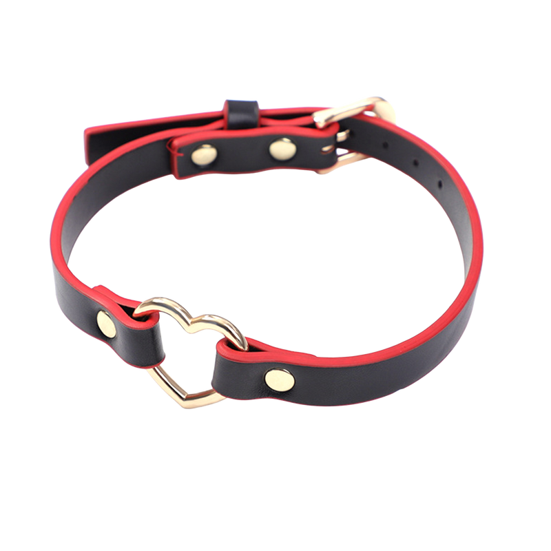 Smart Moves - Love Collar Zwart/Rood-Erotiekvoordeel.nl