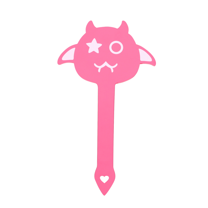 Smart Moves - Naughty Devil Paddle - Roze/Wit-Erotiekvoordeel.nl