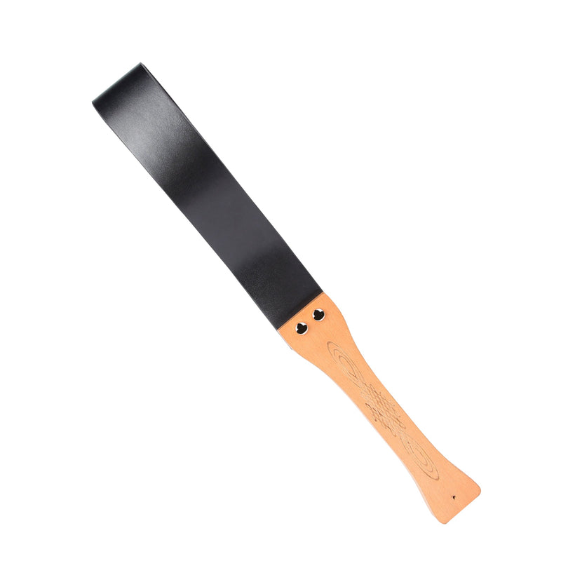Smart Moves - Slapper met Houten Handvat - 46 cm - Zwart