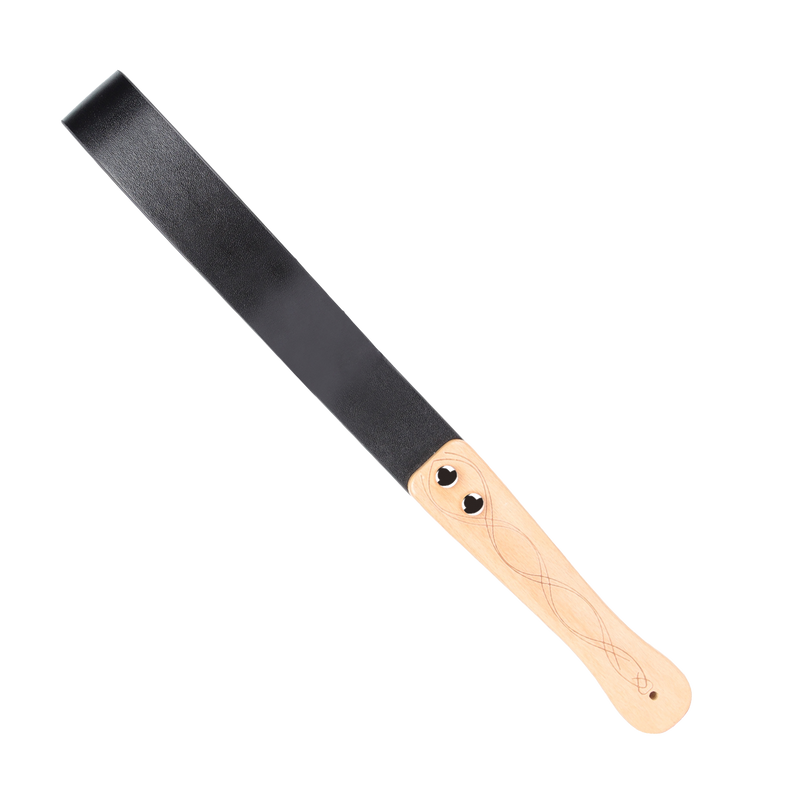 Smart Moves - Slapper met Houten Handvat -36 cm - Zwart