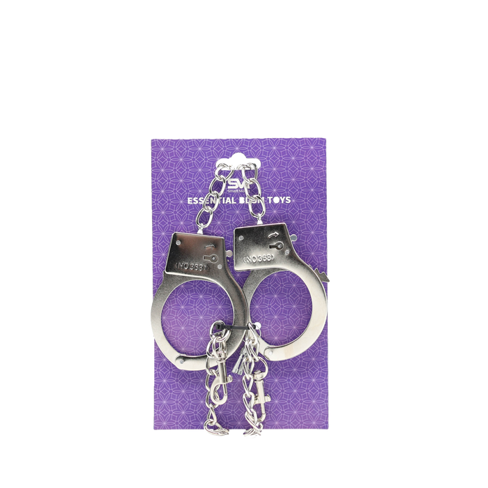 Smart Moves - Politie Handboeien met Lange Ketting - Zilver-Erotiekvoordeel.nl