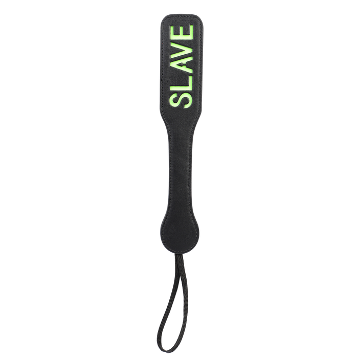 Smart Moves - Paddle SLAVE - Zwart/Glow-in-the-Dark-Erotiekvoordeel.nl