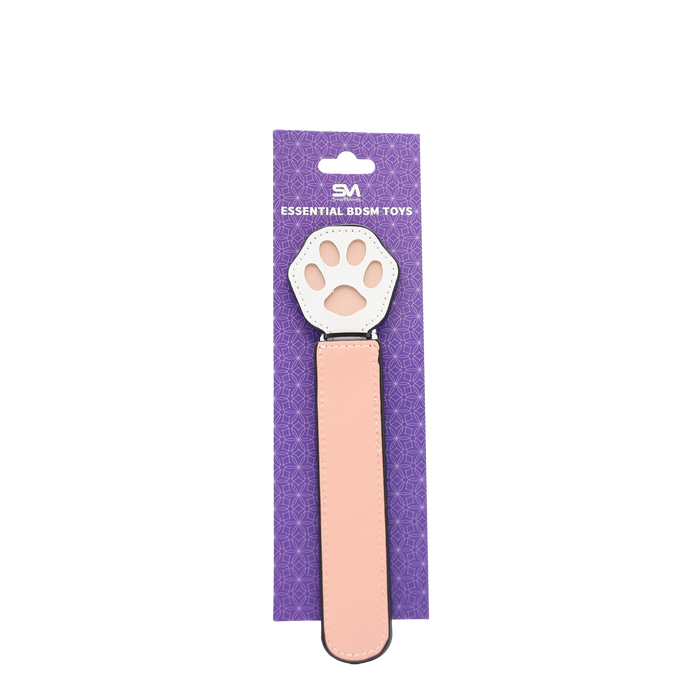 Smart Moves - Paw Paddle met Extra Breed Handvat - Roze/Wit-Erotiekvoordeel.nl