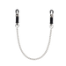Smart Moves - Tepelklemmen met Schroefbusjes en Ketting - Verstelbaar - Zwart/Zilver-Erotiekvoordeel.nl