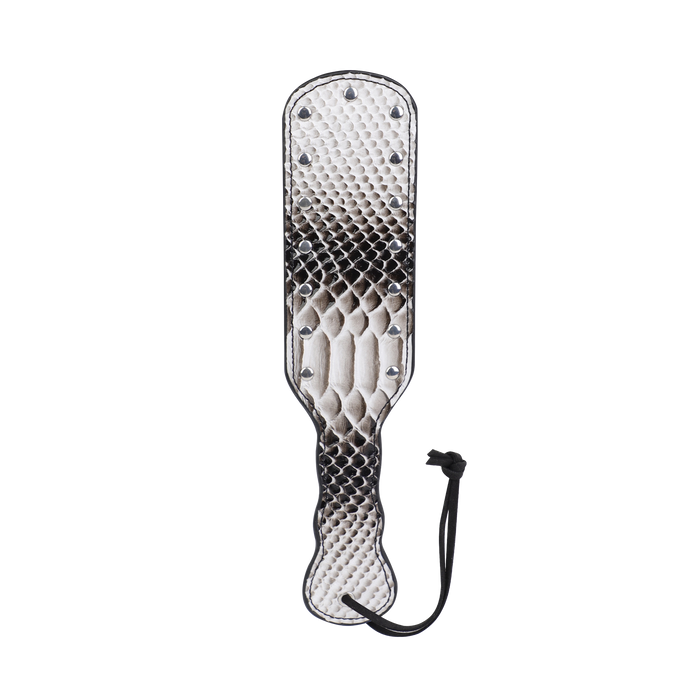 Smart Moves - Paddle - Crocodile Print - Zwart/Wit-Erotiekvoordeel.nl