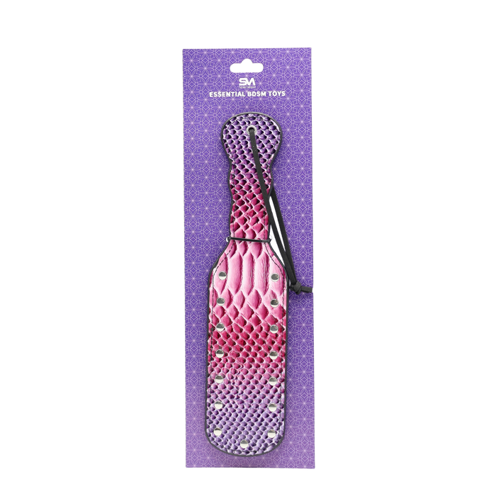 Smart Moves - Paddle - Crocodile Print - Roze/Paars-Erotiekvoordeel.nl