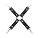 Fixxx - BDSM Bondageset - Gevoerd met Bont - Zwart-Erotiekvoordeel.nl