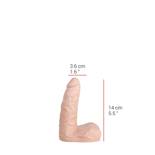515 line - Dildo - 14 x 3.6 cm - Lichte Huidskleur-Laced-up.nl