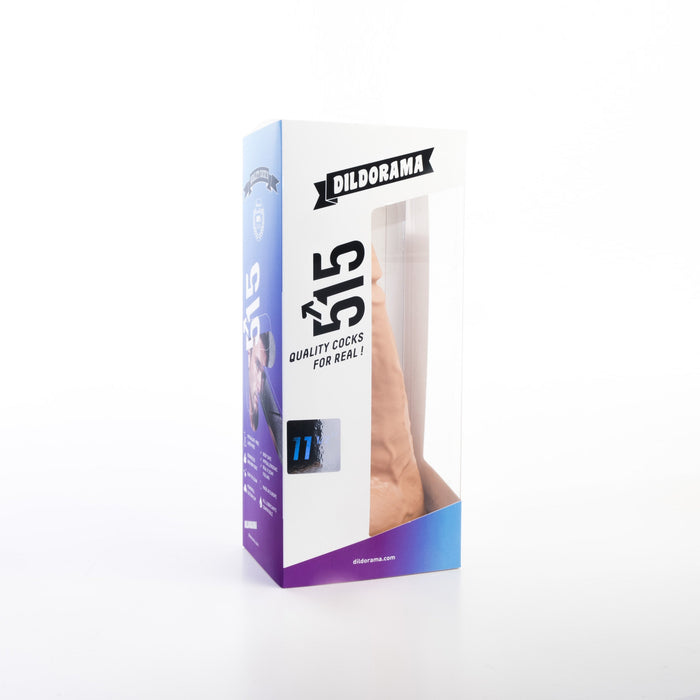 515 line - Dildo - 29.5 x 8.1 cm - Met Zuignap - Lichte Huidskleur-Erotiekvoordeel.nl