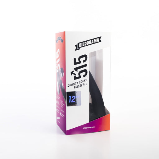 515 line - Dildo - 30.5 x 3.3 cm - Met Zuignap - Zwart-Laced-up.nl