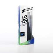 515 line - Dildo - 36 x 8.2 cm - Met Zuignap - Zwart-Laced-up.nl
