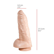 515 line - Dildo - Met Zuignap 22.5 x 6.2 cm - Lichte Huidskleur-Laced-up.nl