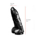 515 line - Dildo - Met Zuignap 22.5 x 6.2 cm - Zwart-Laced-up.nl