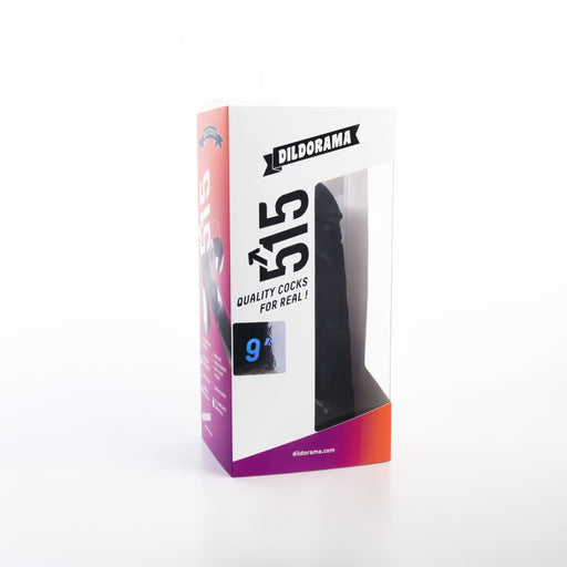 515 line - Dildo - Met Zuignap 18 x 5.8 cm - Zwart-Laced-up.nl