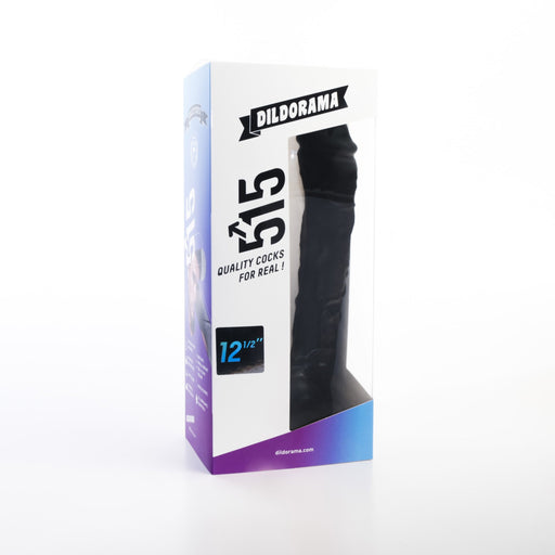 515 line - Dildo - Met Zuignap 32 x 4.1 cm - Zwart-Laced-up.nl
