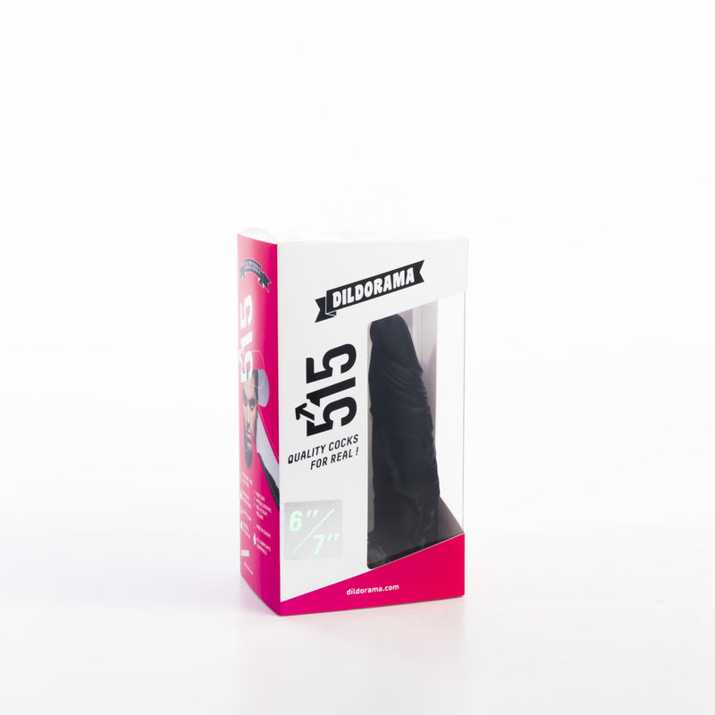 515 line - Dubbele Dildo - 15.5 & 12 cm - Zwart-Laced-up.nl